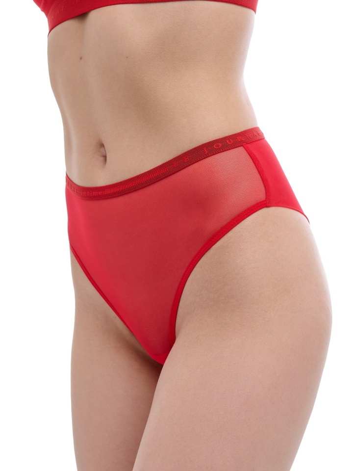 Трусы бразилиана ПТИЧКА STR15 (красный)