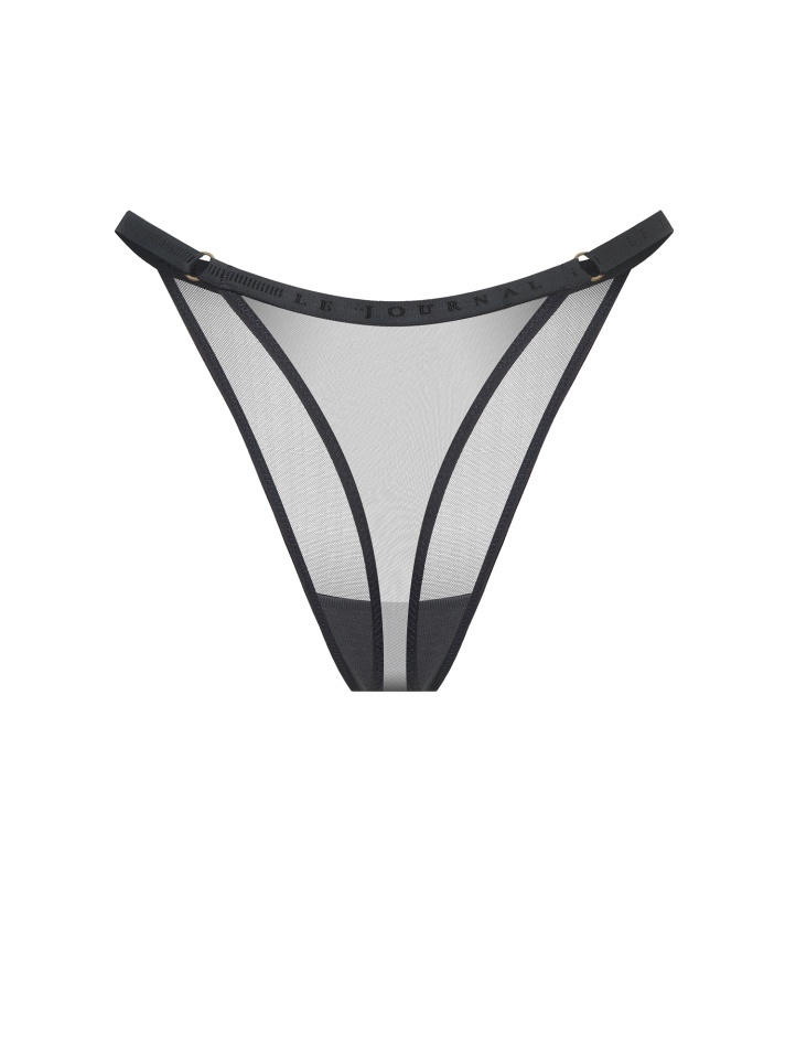 Трусы стринги L`ANGE (графит)