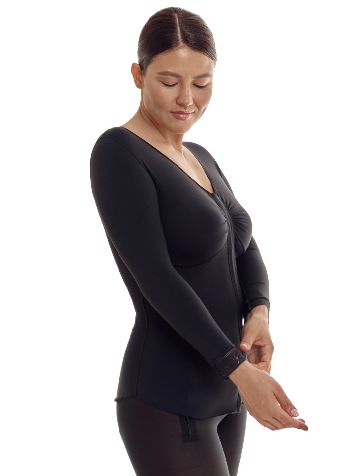 Рубашка 0320 Strong удлиненная (черный)