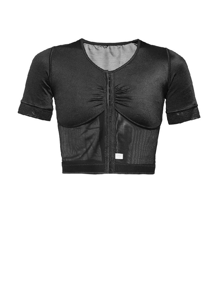 Рубашка 0310 с коротким рукавом укороченная