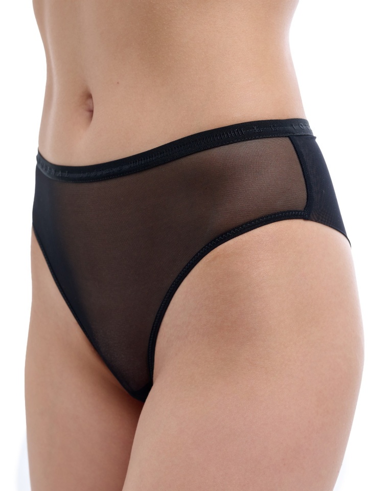 Трусы бразилиана ПТИЧКА STR15 (чёрный)