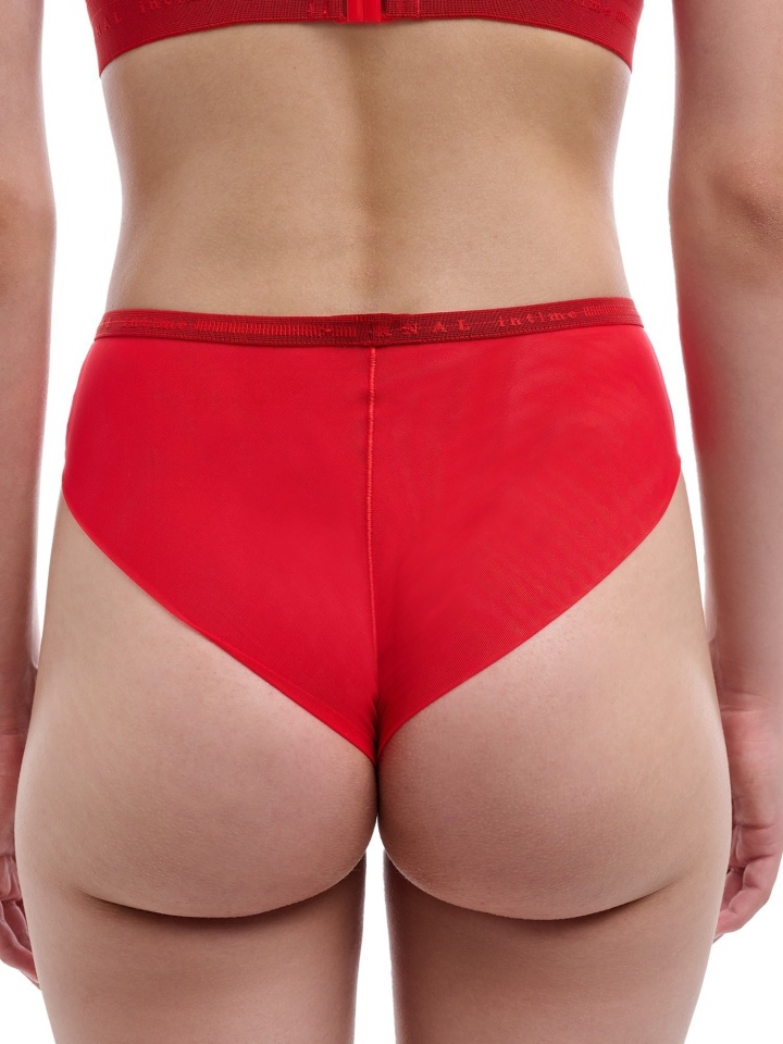 Трусы бразилиана ПТИЧКА STR15 (красный)